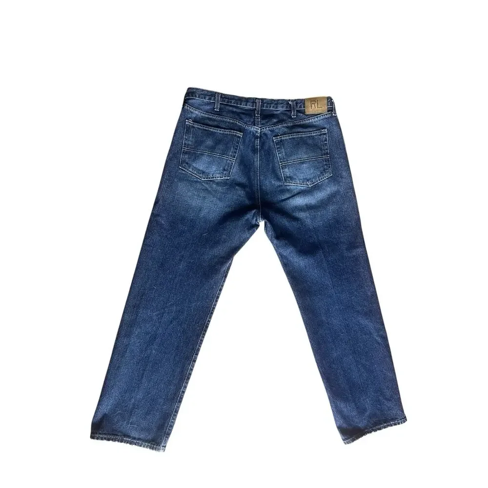 Vintage Polo Ralph Lauren Hayden Jeans Size 40x32 Blue Straight Denim Distressed
